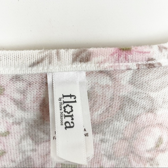 Flora Nikrooz Ivory Floral Print Henley PJ Set Sma - Picture 9 of 9